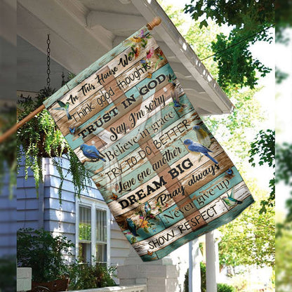 Christian Garden Flags, We Trust In God Flag, Christian House Flags, Christian Cross Flag, Faith Flag