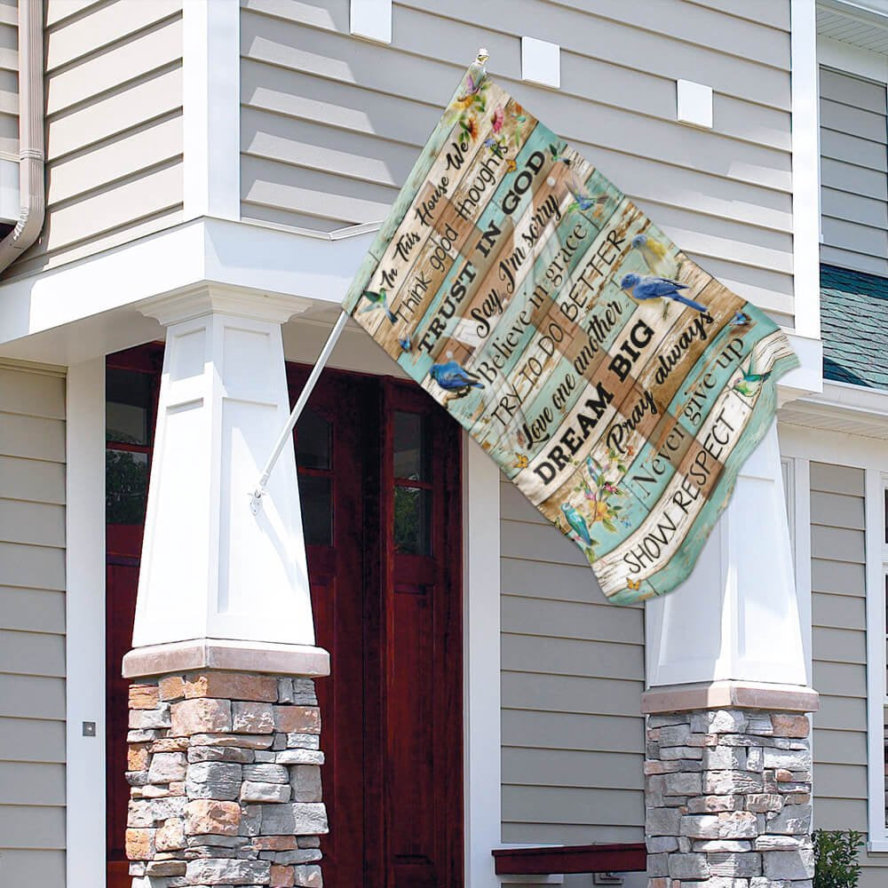 Christian Garden Flags, We Trust In God Flag, Christian House Flags, Christian Cross Flag, Faith Flag