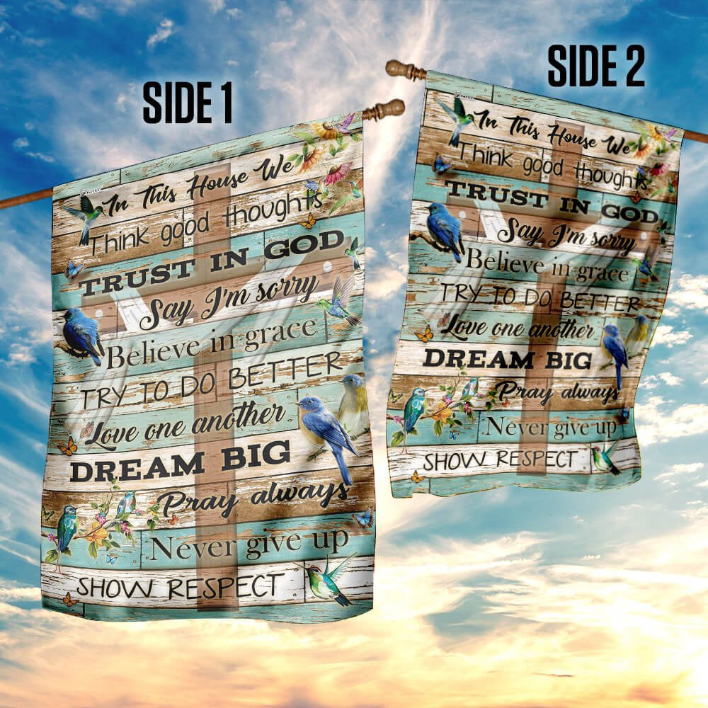Christian Garden Flags, We Trust In God Flag, Christian House Flags, Christian Cross Flag, Faith Flag
