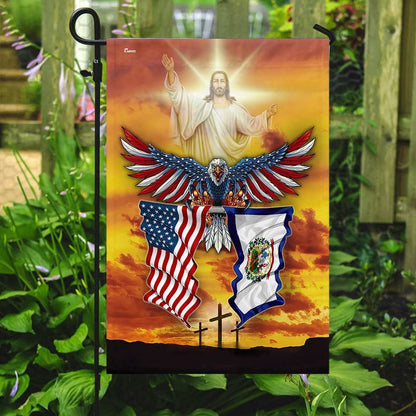 Christian Garden Flags, West Virginia State One Nation Under God Flag, Christian House Flags, Christian Cross Flag, Faith Flag