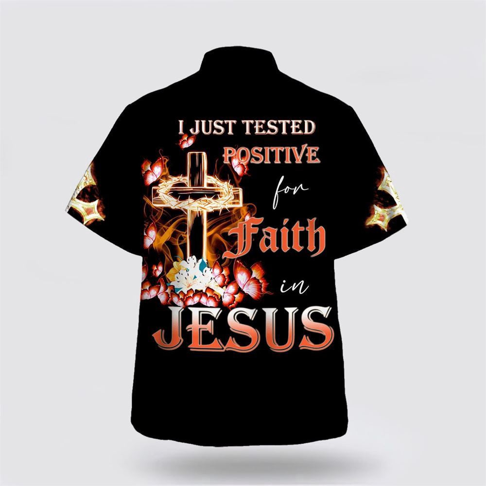 Christian Hawaiian Shirt, Faith Hope Love Cross Crown Of Thorns Hawaiian Shirt, Christian Aloha Shirt