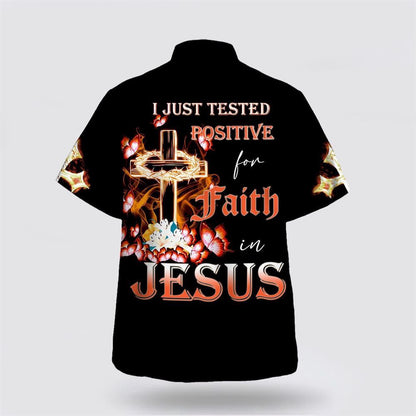 Christian Hawaiian Shirt, Faith Hope Love Cross Crown Of Thorns Hawaiian Shirt, Christian Aloha Shirt