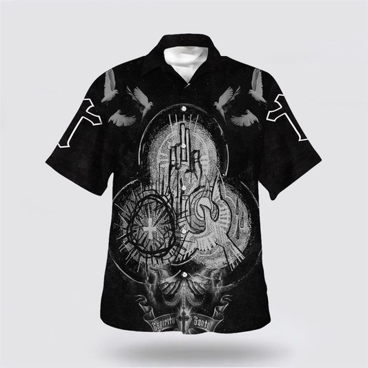 Christian Hawaiian Shirt, Hand God Prayer Hawaiian Shirt, Christian Aloha Shirt