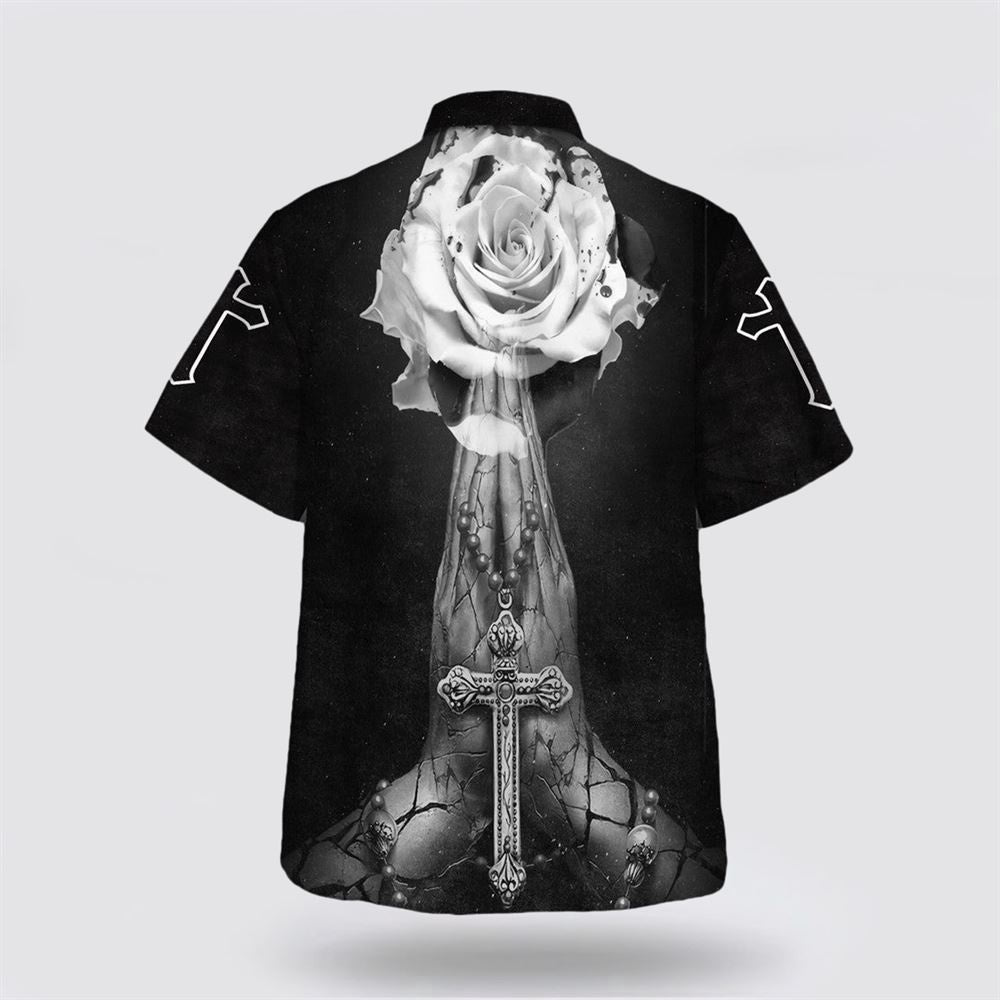 Christian Hawaiian Shirt, Hand God Prayer Hawaiian Shirt, Christian Aloha Shirt