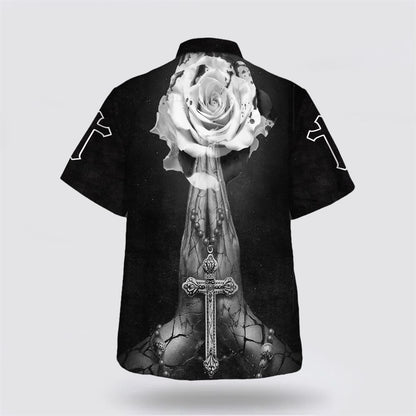 Christian Hawaiian Shirt, Hand God Prayer Hawaiian Shirt, Christian Aloha Shirt