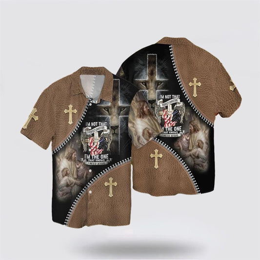 Christian Hawaiian Shirt, I Am Not That Perfect Christian I Am The One That Knows I Need Jesus Hawaiian Shirt, Christian Aloha Shirt