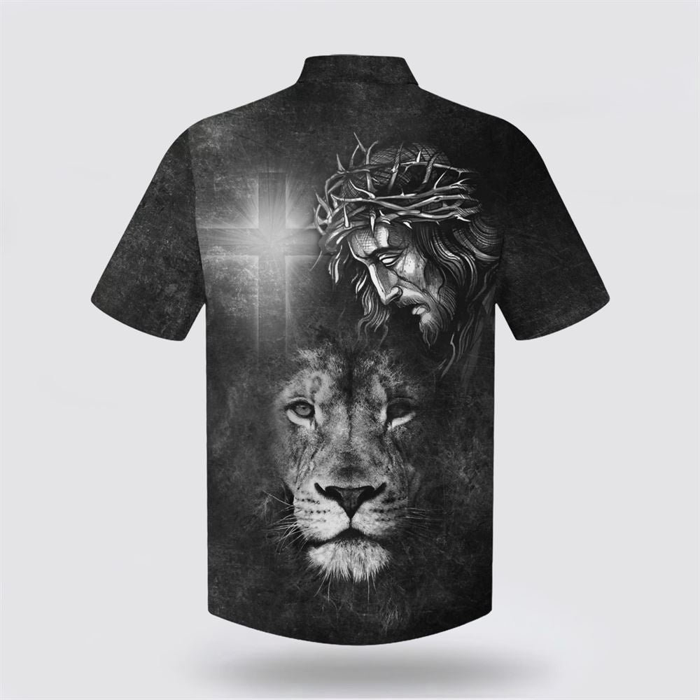 Christian Hawaiian Shirt, Jesus And Lion 3 Hawaiian Shirt, Christian Aloha Shirt