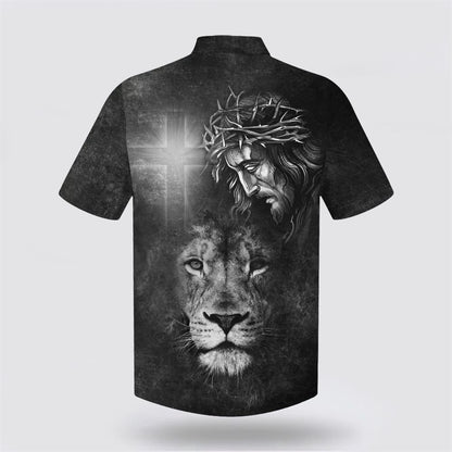 Christian Hawaiian Shirt, Jesus And Lion 3 Hawaiian Shirt, Christian Aloha Shirt