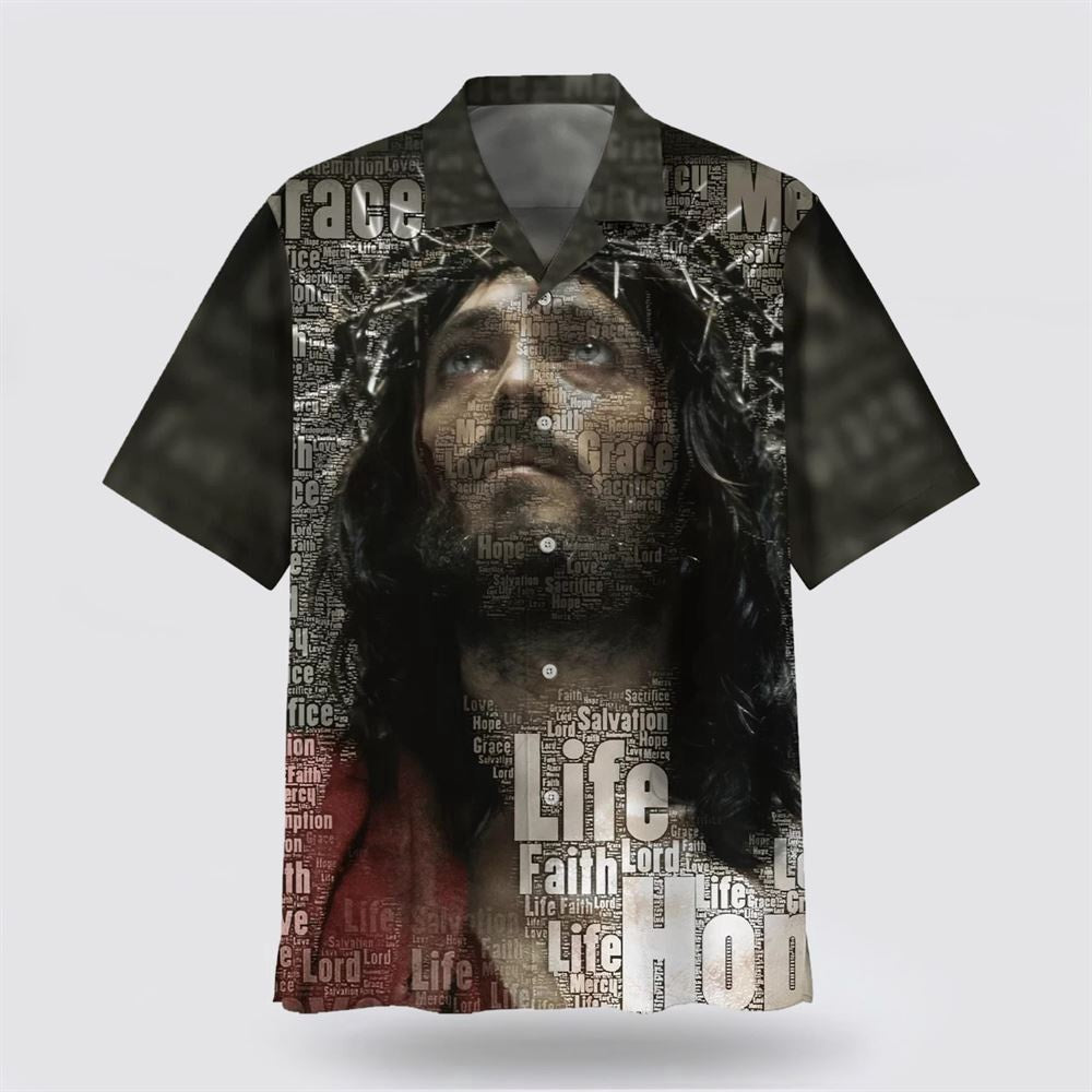 Christian Hawaiian Shirt, Jesus Christ Hawaiian Shirt, Christian Aloha Shirt