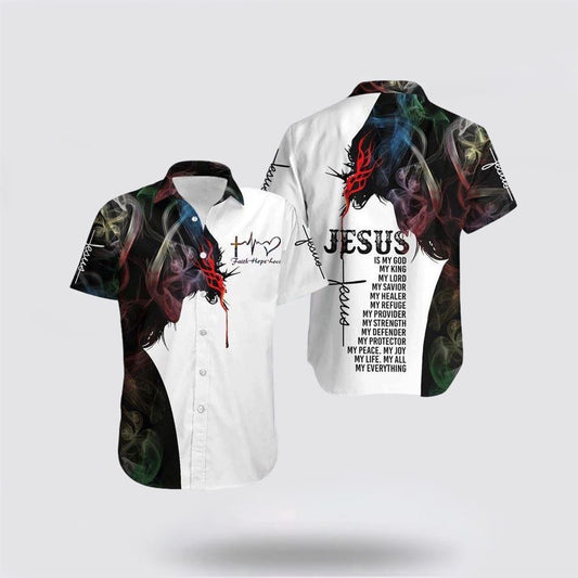 Christian Hawaiian Shirt, Jesus Hawaiian Shirt, Christian Aloha Shirt