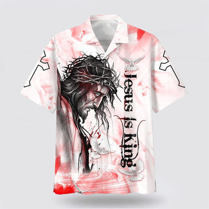 Christian Hawaiian Shirt, Jesus Is King Hawaiian Shirts, Christian Aloha Shirt