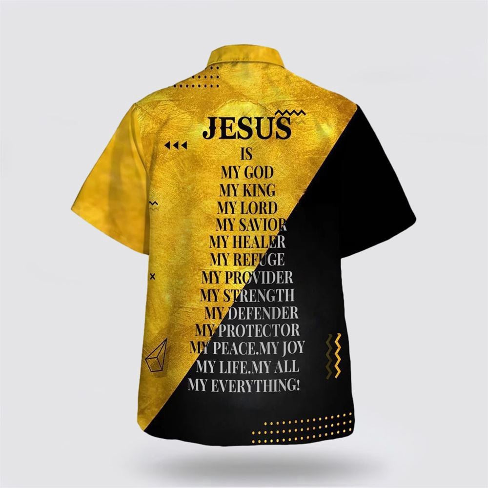 Christian Hawaiian Shirt, Jesus Is My God 1 Hawaiian Shirts, Christian Aloha Shirt
