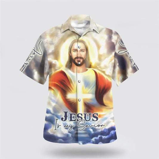 Christian Hawaiian Shirt, Jesus Is My Savior 1 Hawaiian Shirt, Christian Aloha Shirt