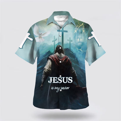 Christian Hawaiian Shirt, Jesus Is My Savior 1 Hawaiian Shirts, Christian Aloha Shirt
