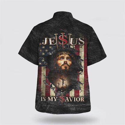 Christian Hawaiian Shirt, Jesus Is My Savior American Hawaiian Shirt, Christian Aloha Shirt