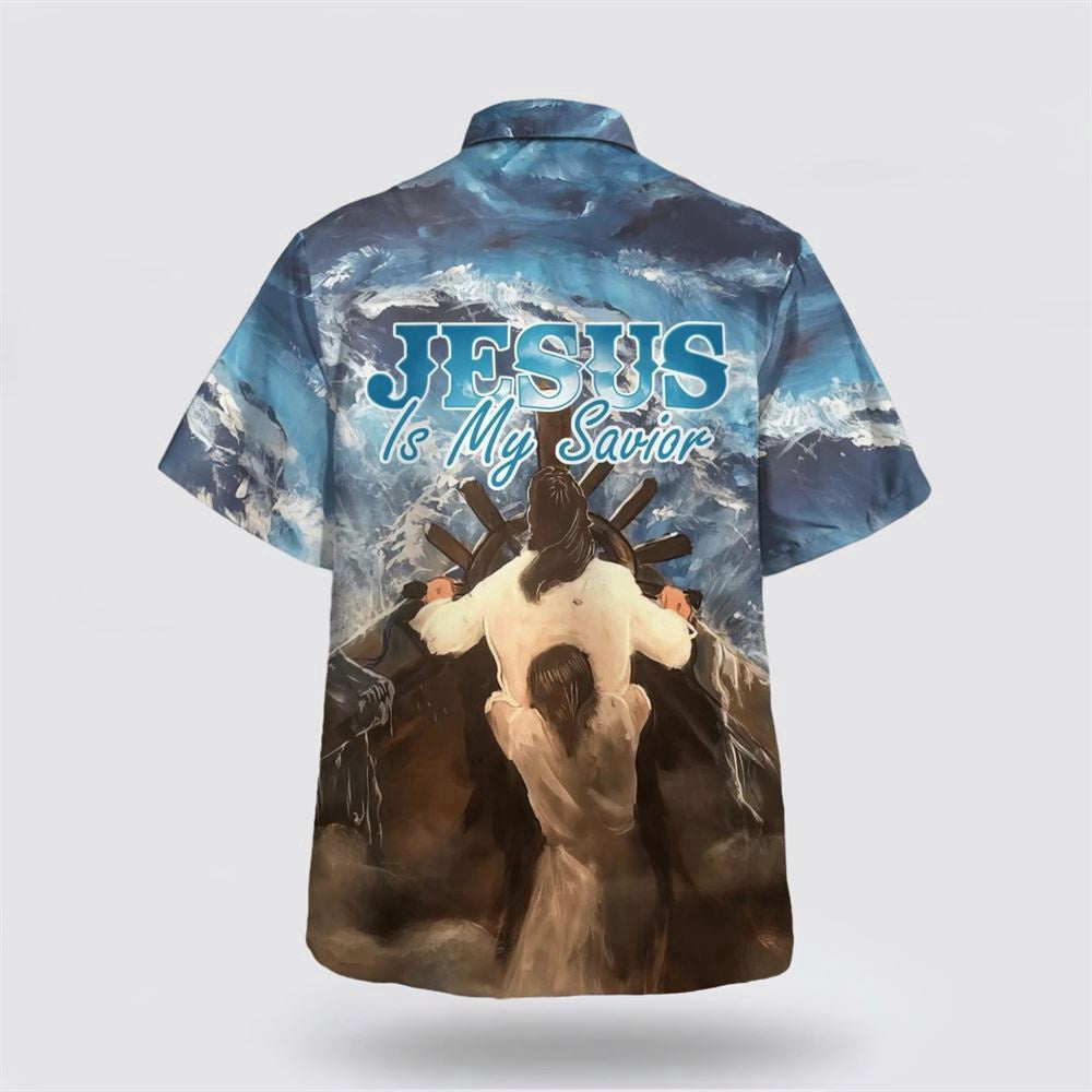 Christian Hawaiian Shirt, Jesus Is My Savior Hawaiian Shirt, Christian Aloha Shirt