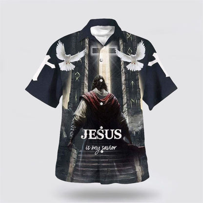 Christian Hawaiian Shirt, Jesus Is My Savior Jesus Go To Heaven Hawaiian Shirt, Christian Aloha Shirt