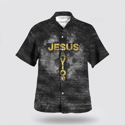 Christian Hawaiian Shirt, Jesus Is My Savior Not My Religion Hawaiian Shirt, Christian Aloha Shirt