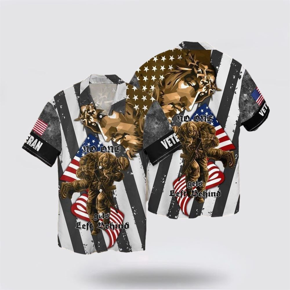 Christian Hawaiian Shirt, Jesus Old One Gets Left Behind Hawaiian Shirt, Christian Aloha Shirt