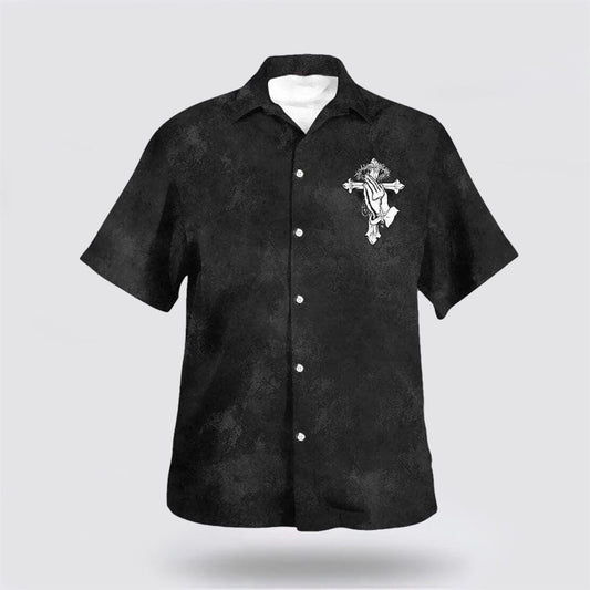 Christian Hawaiian Shirt, Prayer Warriors With Cross Christian Faith Summer Hawaiian Shirt, Christian Aloha Shirt