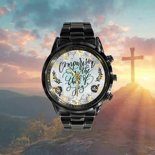 Christian Watch, Comparison Is The Thief Of Joy Watch - Scripture Watch - Bible Verse Watch
