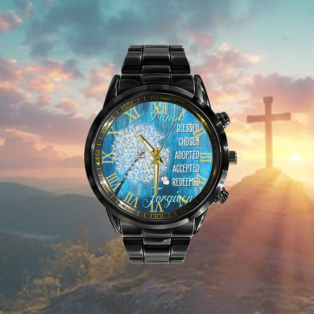 Christian Watch, I Am Blessed Watch - Scripture Watch - Bible Verse Watch