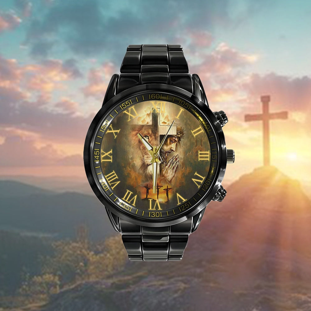 Christian Watch, Jesus The Lion Of Judah Watch - Scripture Watch - Bible Verse Watch