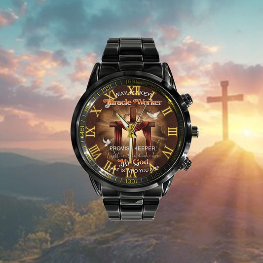 Christian Watch, Way Maker Lyrics Watch - Scripture Watch - Bible Verse Watch