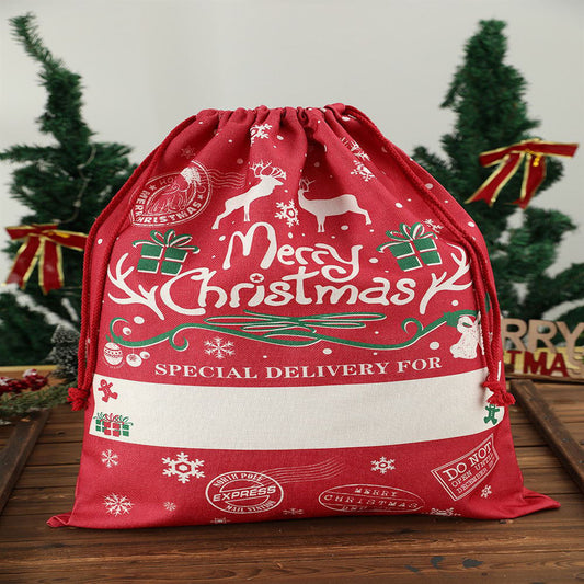 Christmas Drawstring Large Santa Sack, Gift For Chidren, Christmas Bag Gift, Christmas Gift 2023