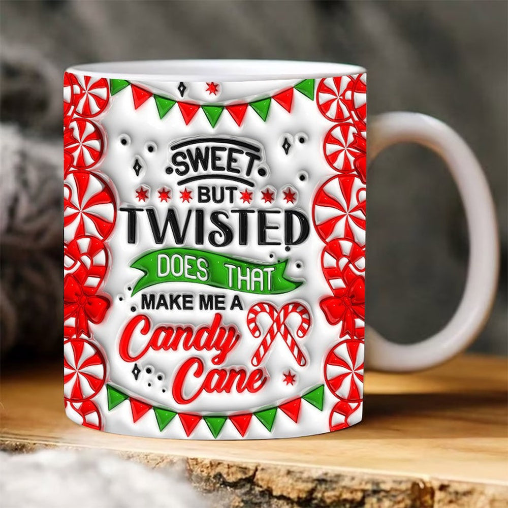 Christmas 3D Mug, 3D Christmas Inflated Mugs, 3D, Santa Mug, Gift For Christmas