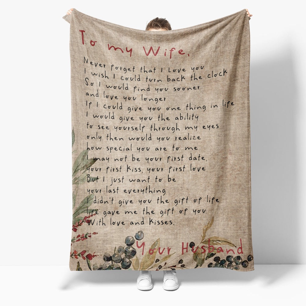 Christmas Blanket Gift For Her, Gift Ideas For Her, Gift Ideas For Wife, You Are The Only One Blanket, Christmas Blanket