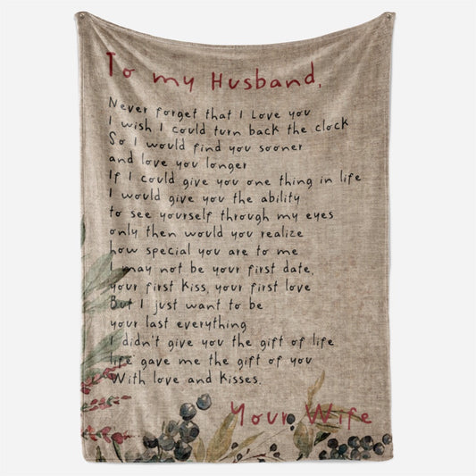 Christmas Blanket Gift For Him, 1St Anniversary Gifts For Him, You Are My Love Blanket, Christmas Blanket