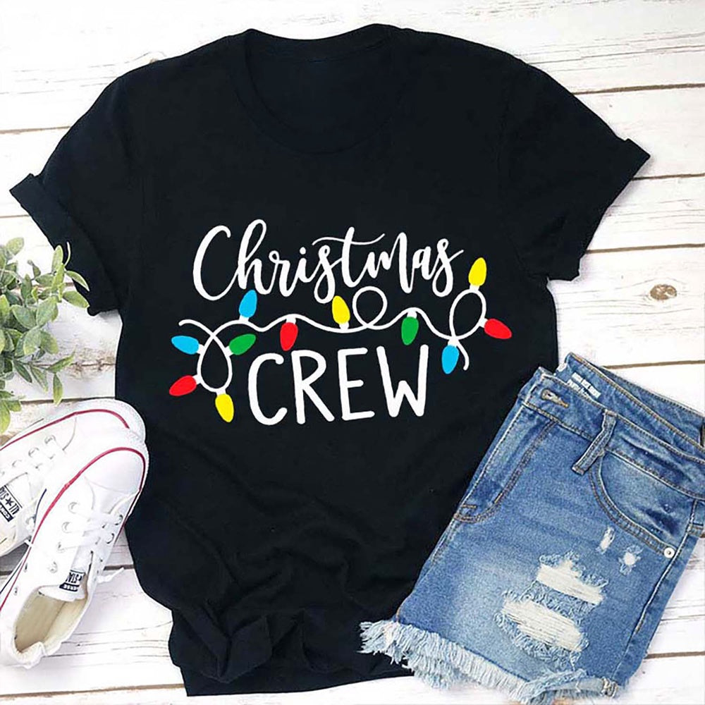 Christmas Crew T Shirt, Merry T Shirt, Unisex Christmas Shirts