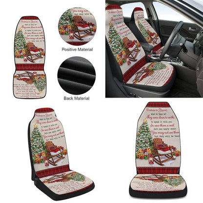 Christmas In Heaven Memorial Gift Cars Seat Cover, Christmas Car Seat Covers, Car Decor Gift