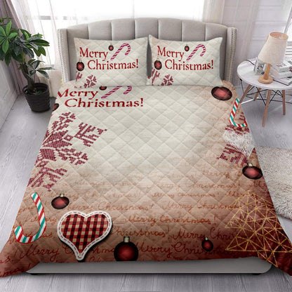 Christmas Quilt Set, Merrymas Ugly Candymas Ballmass Quilt Blanket