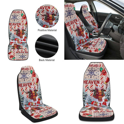 Christmas Snowman American Cars Seat Cover, Christmas Car Seat Covers, Car Decor Gift