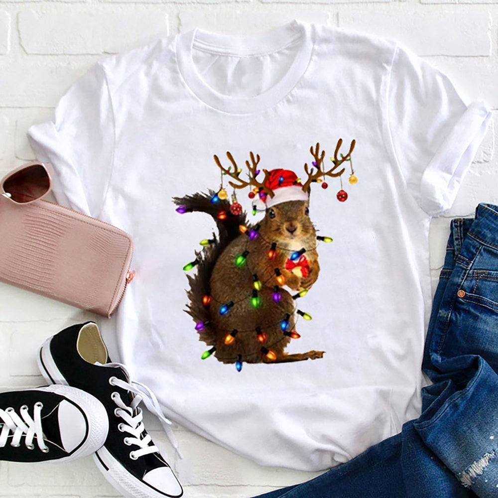 Christmas Squirrels T Shirt, Merry T Shirt, Unisex Christmas Shirts