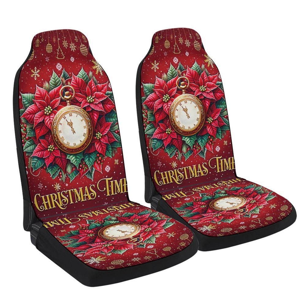 Christmas Time The Most Wonderful Time Of The Year Cars Seat Cover, Christmas Car Seat Covers, Car Decor Gift