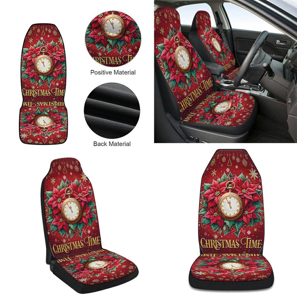 Christmas Time The Most Wonderful Time Of The Year Cars Seat Cover, Christmas Car Seat Covers, Car Decor Gift