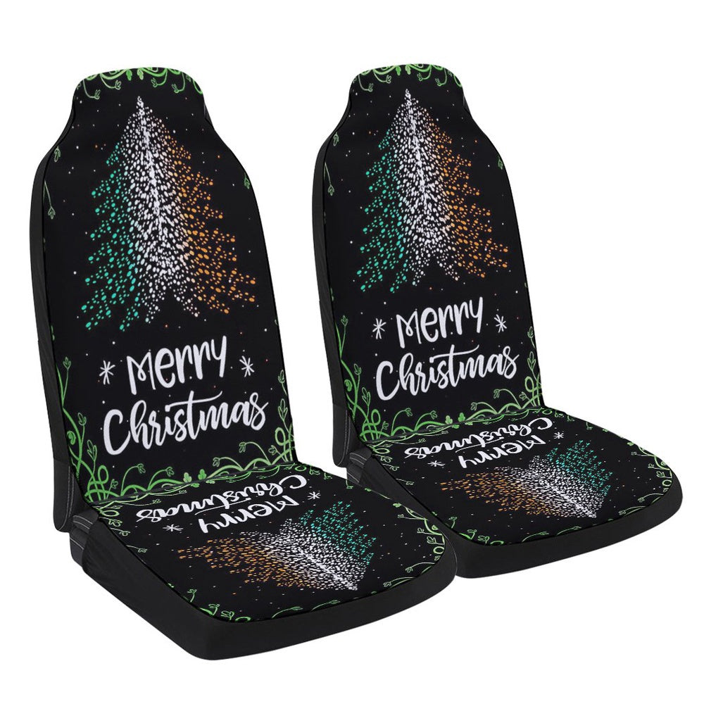 Christmas Tree Irish Cars Seat Cover, Christmas Car Seat Covers, Car Decor Gift