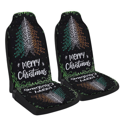 Christmas Tree Irish Cars Seat Cover, Christmas Car Seat Covers, Car Decor Gift