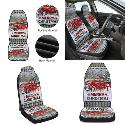 Christmas Truck Garden Mailbox Cover Road Come Home Cars Seat Cover, Christmas Car Seat Covers, Car Decor Gift