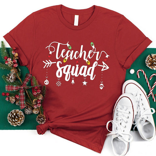 Christmas Vibes Squad T Shirt, Merry T Shirt, Unisex Christmas Shirts