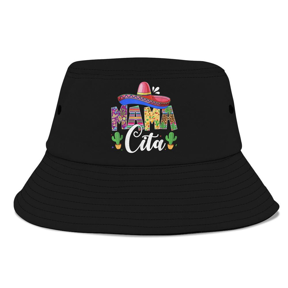 Cinco De Mayo Leopard Mamacita Festival Mexican Bucket Hat, Mother's Day Bucker Hat, Mother's Day Gift, Women's Sun Hats