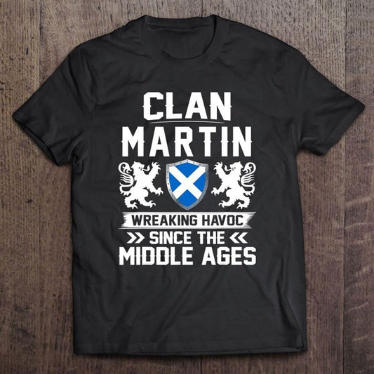 Clan Martin Scottish Family Scotland Mothers Day Fathers T Shirt, Mother's Day Shirt, Gift For Mom, Shirt For Mom