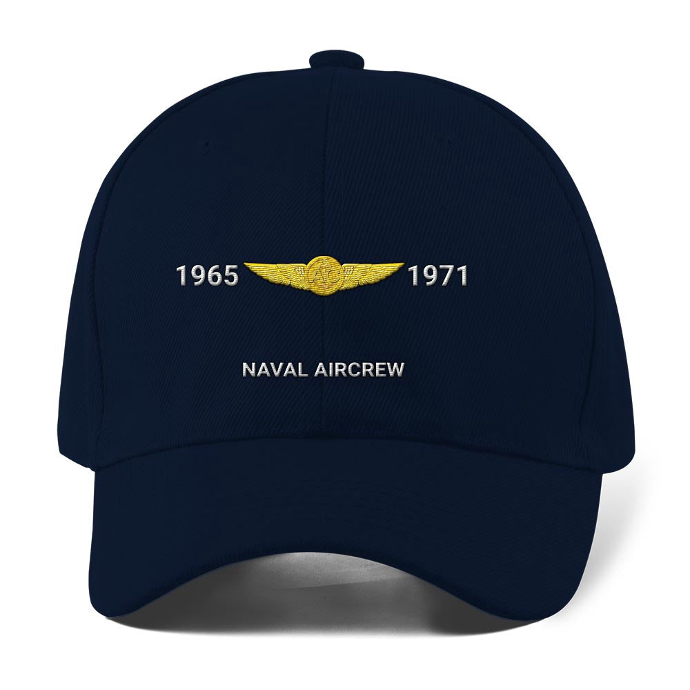 Coast Guard Veteran Cap, Customized Naval Aircrew Embroidered Cap, Embroidered Dad Hat