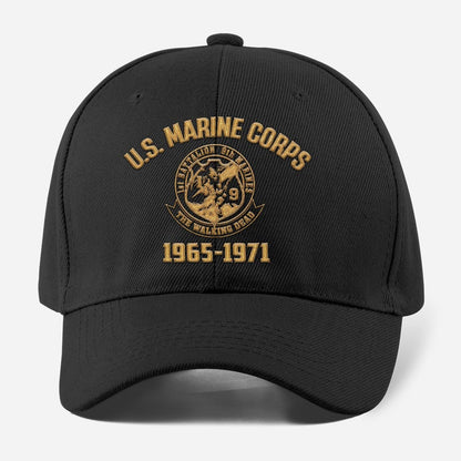 Coast Guard Veteran Cap, Customized US Veteran Usmc Battalions Embroidered Cap, Embroidered Dad Hat
