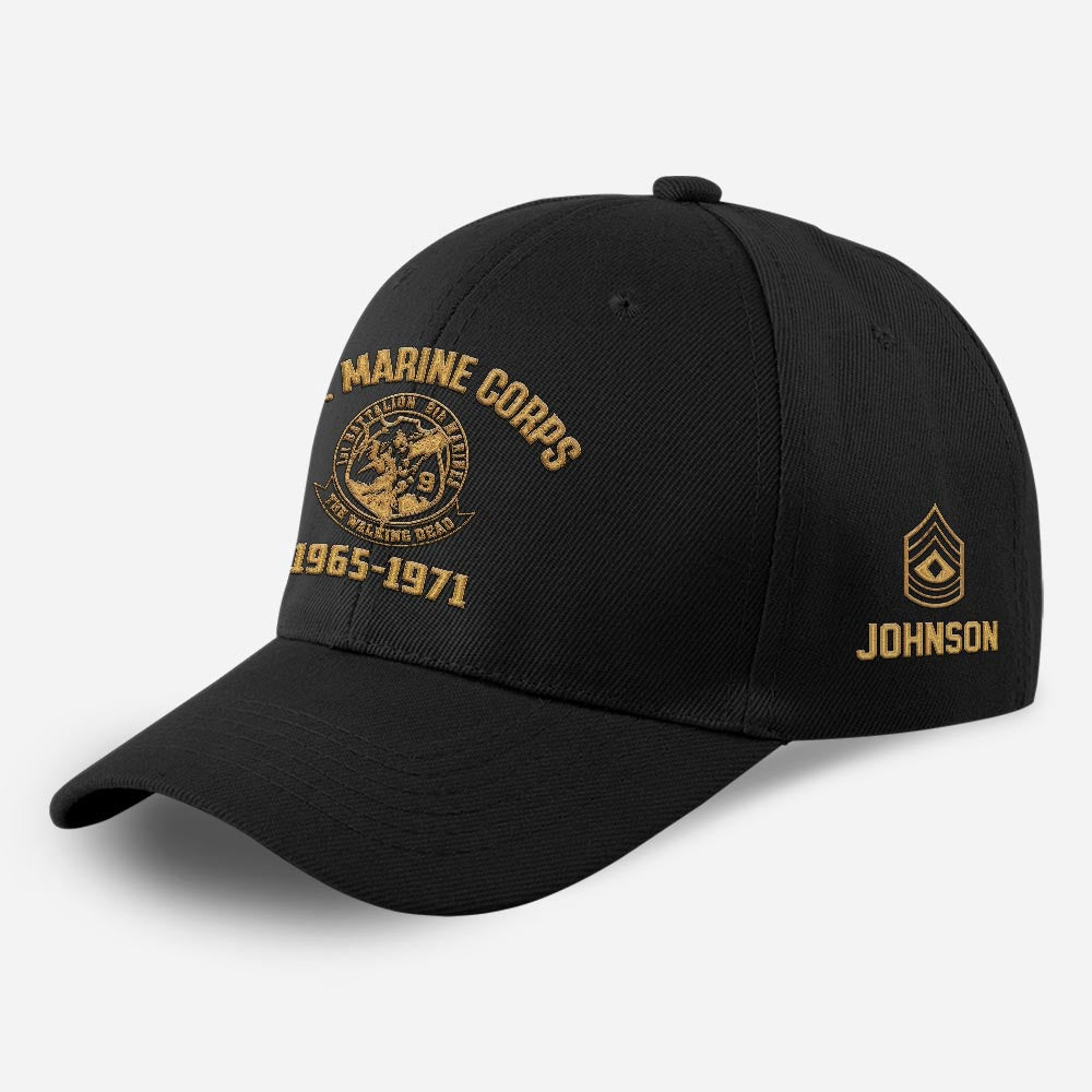 Coast Guard Veteran Cap, Customized US Veteran Usmc Battalions Embroidered Cap, Embroidered Dad Hat