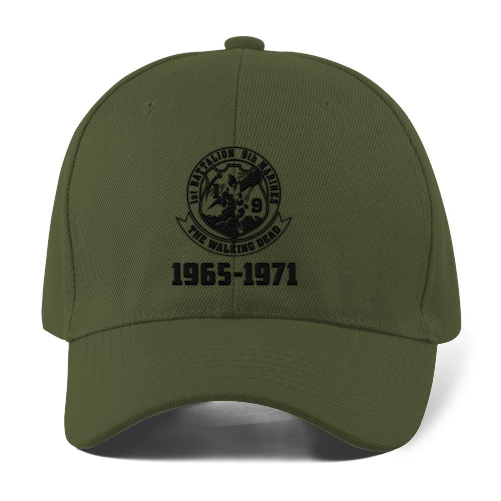 Coast Guard Veteran Cap, Customized US Veteran Usmc Battalions The Walking Dead Embroidered Cap, Embroidered Dad Hat