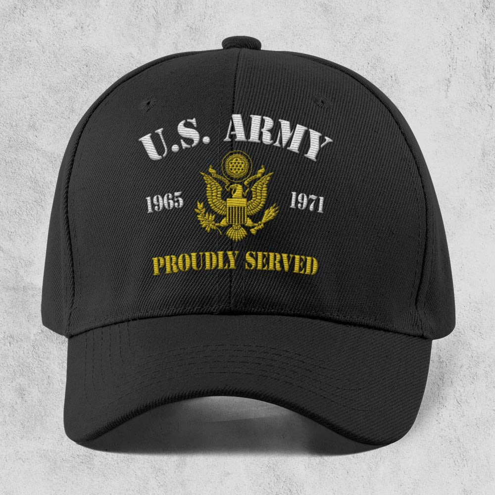 Coast Guard Veteran Cap, Customized United States Veteran Proudly Served Embroidered Cap, Embroidered Dad Hat